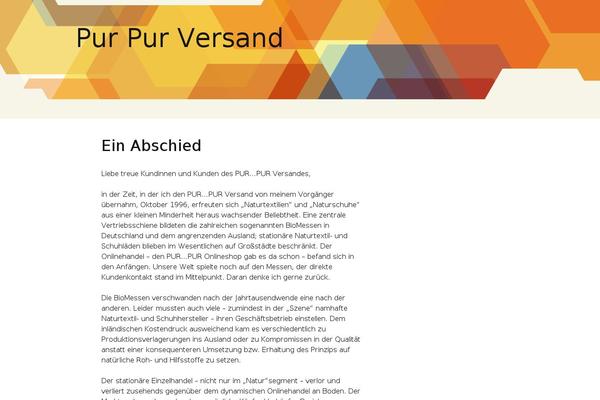 Twenty Thirteen theme site design template sample