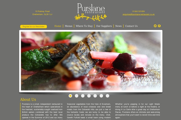 purslane-restaurant.co.uk site used Purslane