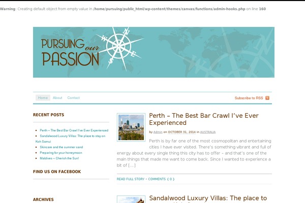 Canvas theme site design template sample