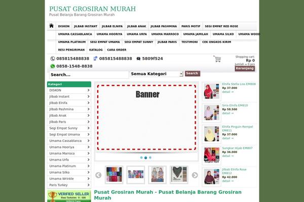 WP-Grosir theme site design template sample
