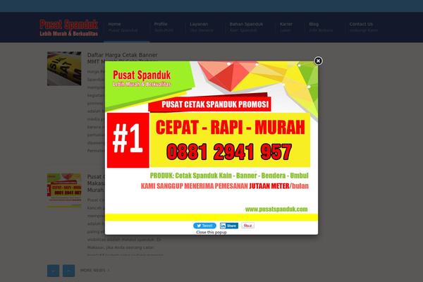 pusatspanduk.com site used Spanduk_murah
