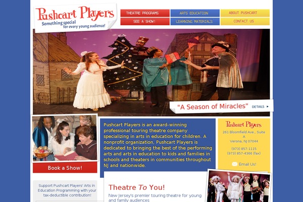 pushcartplayers.org site used Pushcart