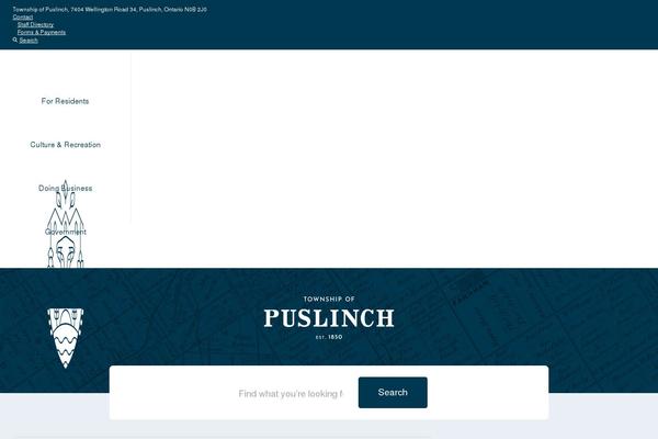 puslinch.ca site used Puslinch