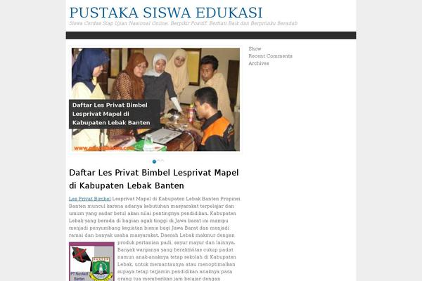 WordPress website example screenshot