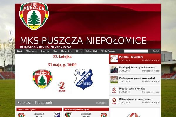 puszcza-niepolomice.pl site used Footballclub-2.1
