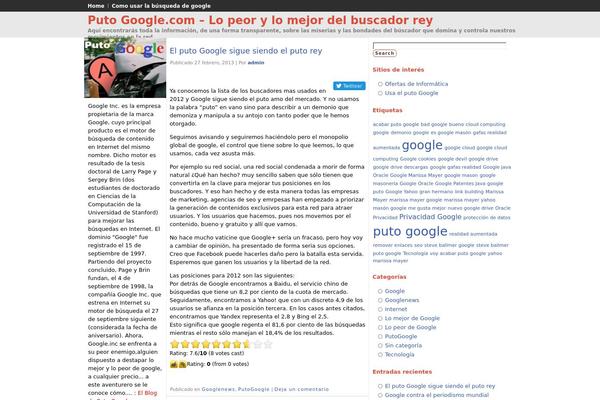 WordPress website example screenshot