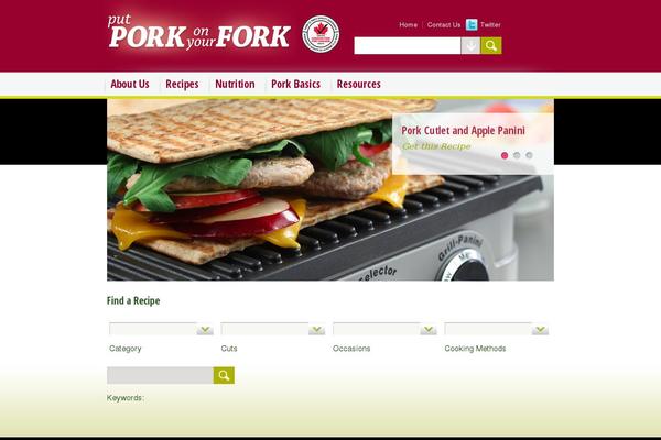 putporkonyourfork.com site used Pork