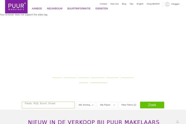 puurmakelaars.nl site used Puurmakelaars