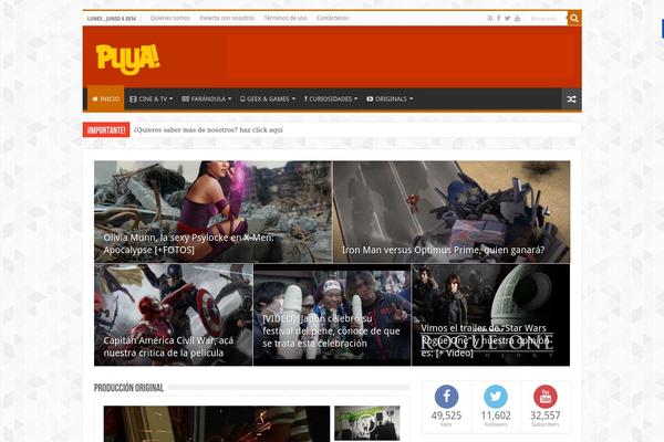 Sahifa theme site design template sample