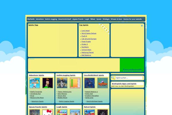 puzzlespiele.net site used Arcadetemplate