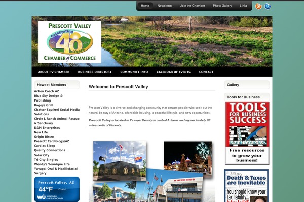 pvchamber.org site used Searchlight-extend