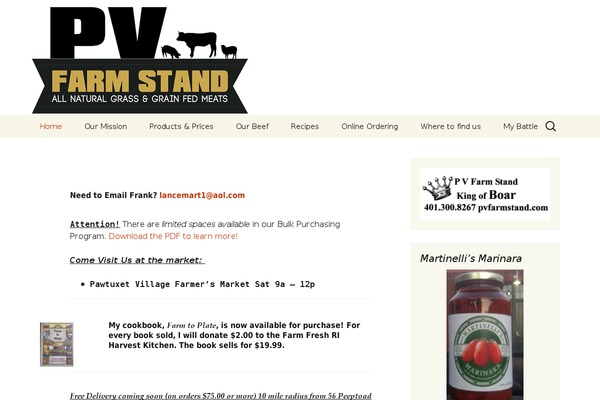 WordPress website example screenshot