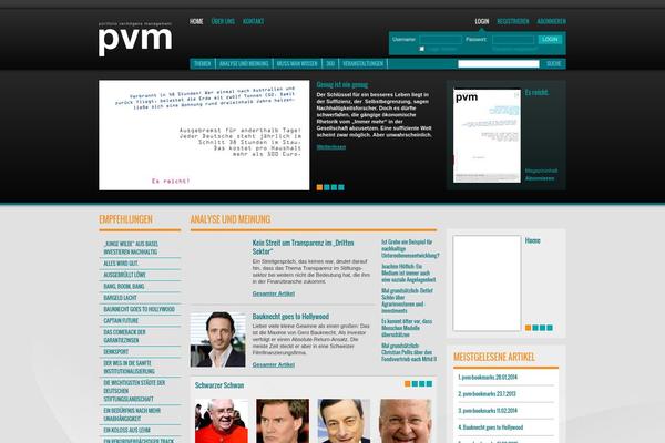 pvm theme websites examples