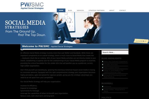 WordPress website example screenshot
