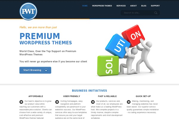 pwt WordPress theme, websites list used pwt theme pwt theme websites examples