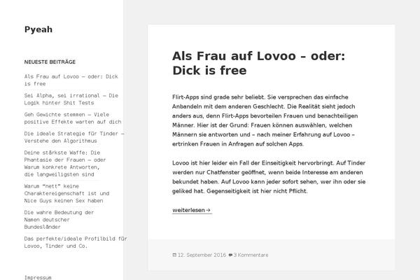 WordPress website example screenshot