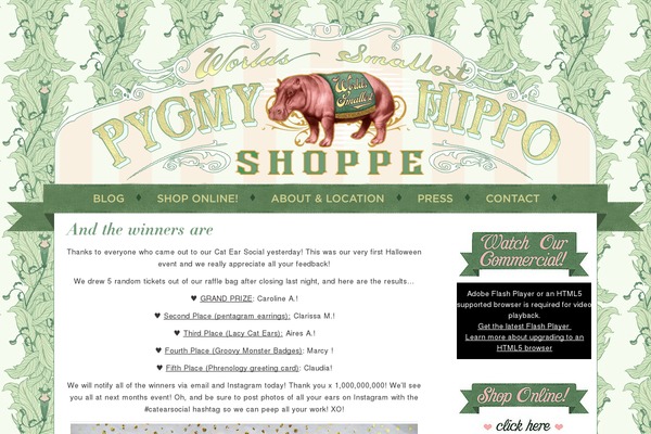 pygmyhipposhoppe.com site used Pygmyhipposhoppe