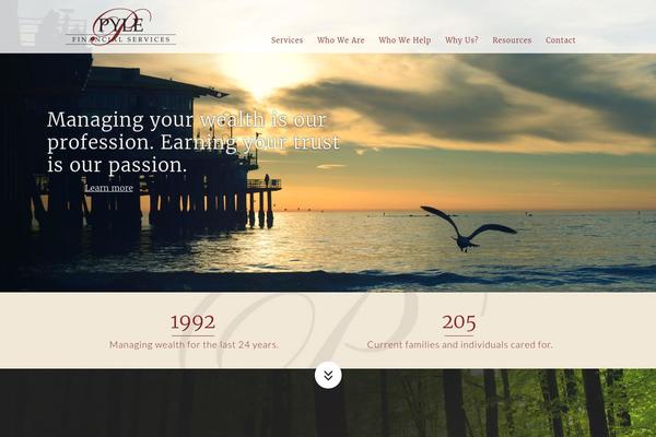 WordPress website example screenshot