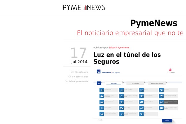pymenews.es site used Hercules-theme