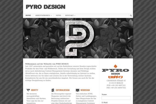 pyro-design.com site used Pyro