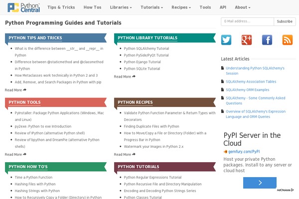pythoncentral.io site used Pythoncentral