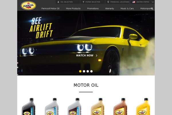 Pennzoil theme site design template sample