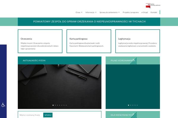 WordPress website example screenshot