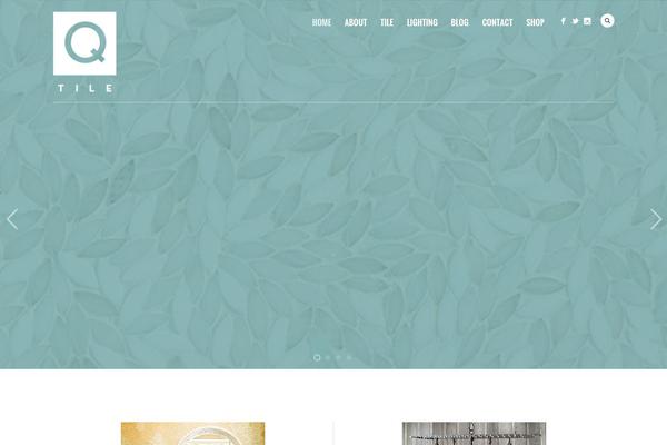 Porcelain theme site design template sample