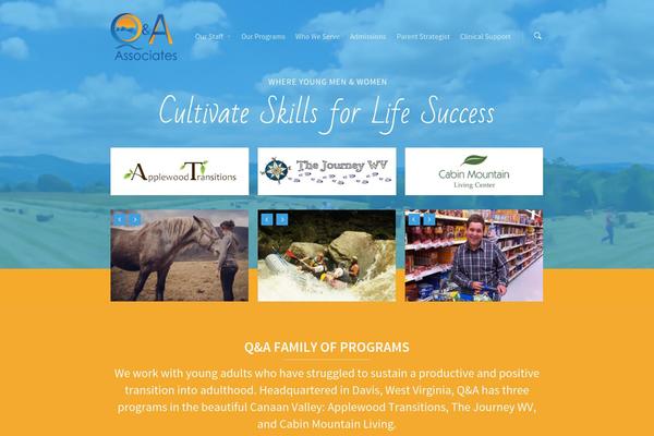 Salient theme site design template sample