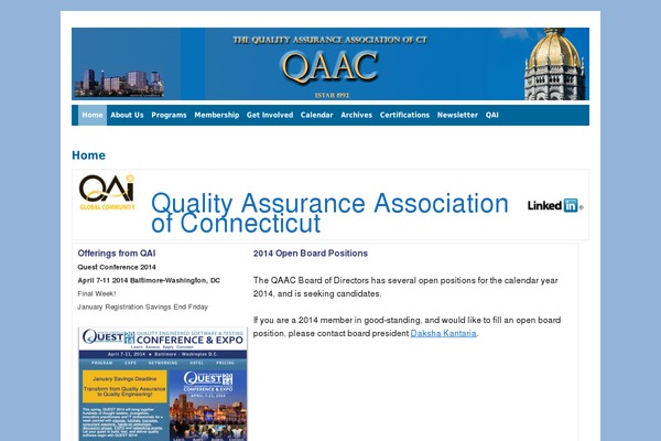 WordPress website example screenshot
