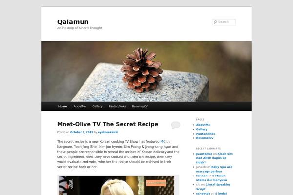 WordPress website example screenshot