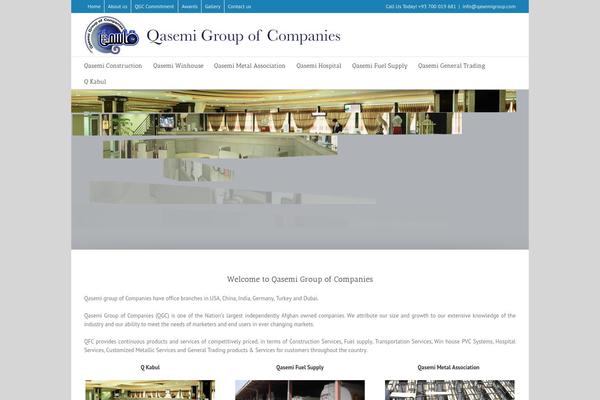 Avada theme site design template sample