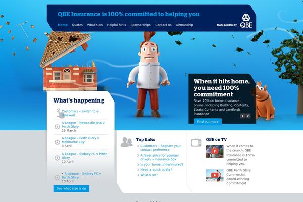 qbeinsured.com.au site used Qbe