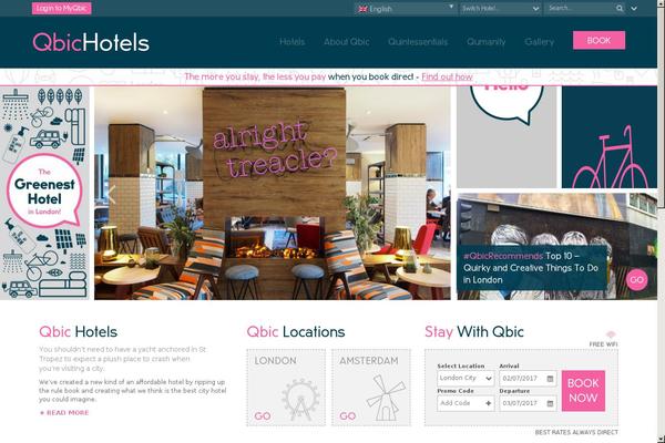 qbichotels.com site used Qbic