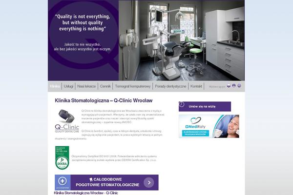 qclinic.pl site used Qclinic