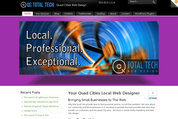 qctotaltech.com site used Blu