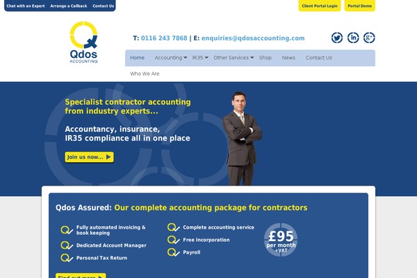 qdosaccounting.com site used Qdos