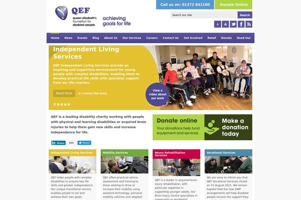 qef.org.uk site used Qef