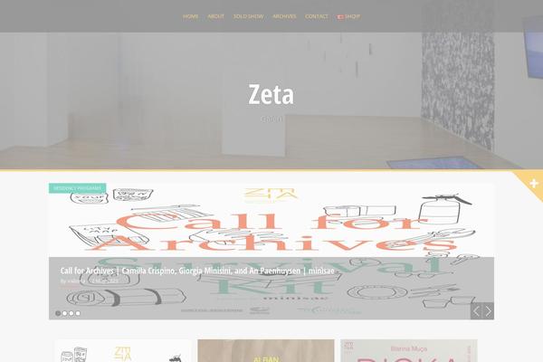 Alizee theme site design template sample