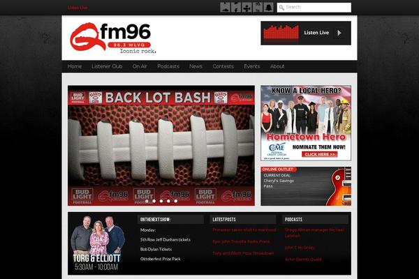 qfm96.com site used Radio-stations
