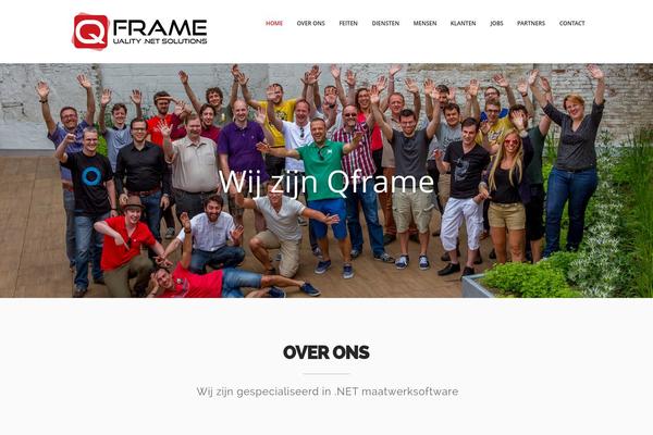qframe.be site used Qframe