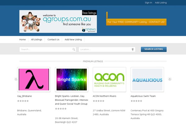 qgroups.com.au site used GeoCraft V2