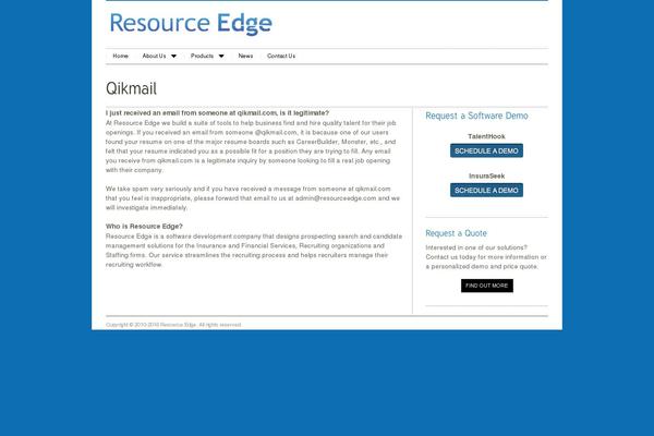 WordPress website example screenshot
