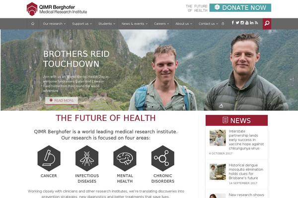 qimf-berghofer WordPress theme, websites list used qimf-berghofer theme qimf-berghofer theme websites examples
