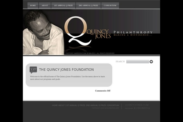 qjfoundation.org site used Quincy