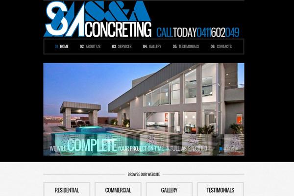 Archi theme site design template sample