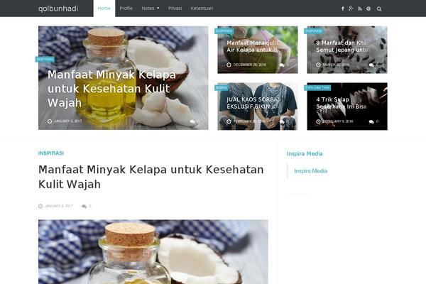 WordPress website example screenshot