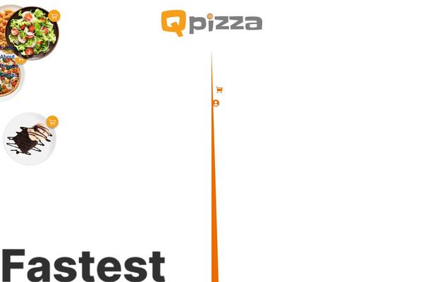 qpizza.ca site used Foodbooktheme