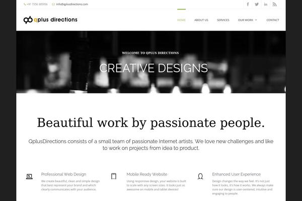 qplusdirections.com site used Qplus
