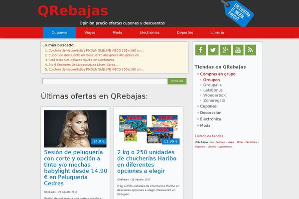 qrebajas.com site used Qrebajas